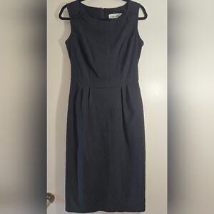 Vintage Betty Page By Tatyana Black Sleeveless Cocktail Wiggle Dress Size Medium